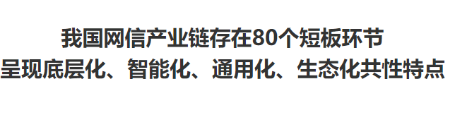 交大評(píng)論：我國(guó)網(wǎng)信產(chǎn)業(yè)鏈存在80個(gè)短板環(huán)節(jié)呈現(xiàn)底層化、智能化、通用化、生態(tài)化共性特點(diǎn)